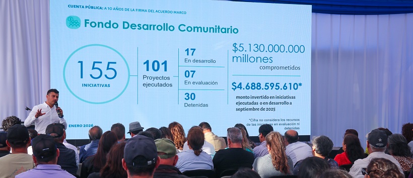 A 10 años de su firma, cuenta pública destacó avances del Acuerdo Marco en el Valle de Pupío