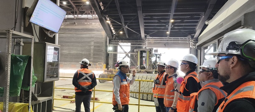 MLP comparte buenas prácticas de mantención de equipos y neumáticos con equipo de Radomiro Tomic